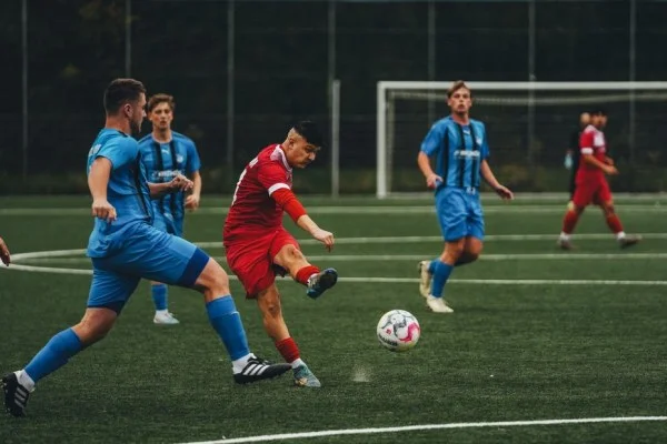 soccer midfield action